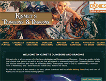 Tablet Screenshot of dnd.kismetrose.com
